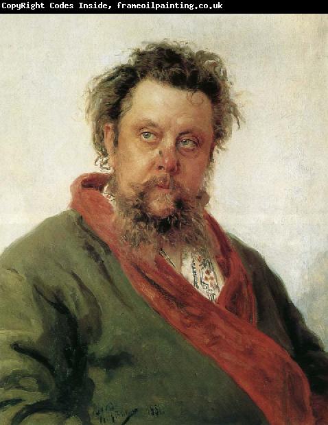 Ilya Repin Canadian composer portrait Mussorgsky